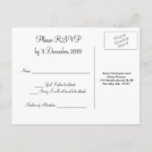 Carte RSVP NewYearsEve (Dos)