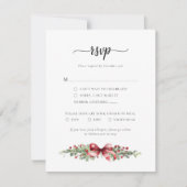 Carte RSVP Noël (Devant)