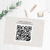 Carte RSVP Nostalgic Newspaper Wedding