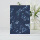Carte RSVP papillon (Debout devant)