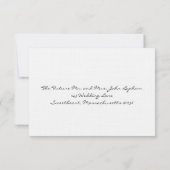 Carte RSVP Pass d'embarquement (Dos)