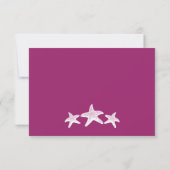 Carte RSVP Pass d'embarquement Starfish (Dos)