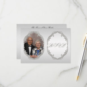 Carte RSVP photo pour le 60e anniversaire du Maria