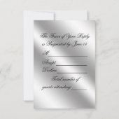 Carte RSVP photo pour le 60e anniversaire du Maria (Dos)