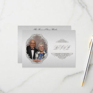 Carte RSVP photo pour le 60e anniversaire du Maria