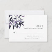 Carte RSVP Plum Harvest (Devant)