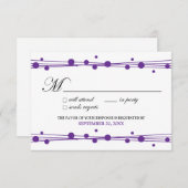 Carte RSVP Pots & Paille (blanc/poitrine) (Devant / Derrière)