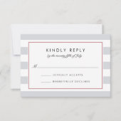 Carte RSVP pour bande de métro | Cranberry (Devant)