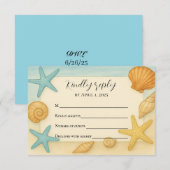 Carte RSVP pour conservation côtière abordable (Devant / Derrière)