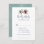 Carte RSVP pour demande de chanson de Breeze tropi (Devant / Derrière)