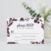 Carte RSVP pour Katie (Debout devant)