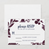 Carte RSVP pour Katie (Devant / Derrière)