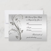 Carte RSVP pour le 60e anniversaire du Mariage (Dos)