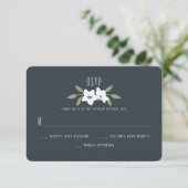 Carte RSVP Pretty Blooms (Debout devant)
