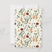 Carte RSVP Ranch | Manoir de Campagne Élégant (Dos)