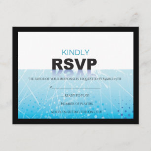 Carte RSVP réponse du Bat mitzvah de la barre de H