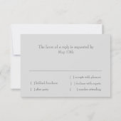 Carte RSVP rose Turquoise étoile de David N'import (Dos)