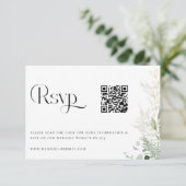 Carte RSVP RSVP Mariage de forêt sauvage (Debout devant)