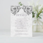 Carte RSVP Russe Collection Rose (Debout devant)