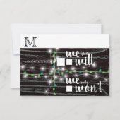 Carte RSVP Russe Vine & Lumières (Dos)