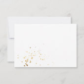 Carte RSVP Rustic Fall Foliage Wedding (Dos)