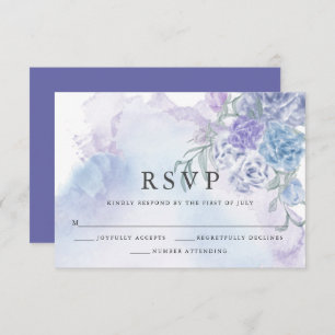 Carte RSVP Rustique Floral