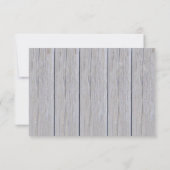 Carte RSVP Rustique moderne (Dos)