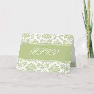 Carte RSVP Sage Damas