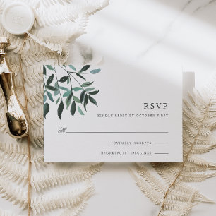 Carte RSVP Sage Harvest
