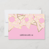 Carte RSVP Sheer Gold Star de David (Devant)