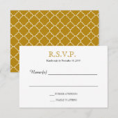 Carte RSVP Silhouettes simples (Devant / Derrière)