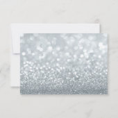 Carte RSVP - Silver Glit Fab (Dos)
