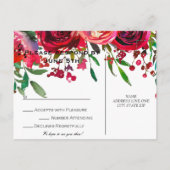 Carte RSVP simple et moderne (Dos)
