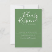 Carte RSVP, site Mariage (Devant)
