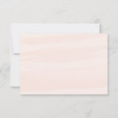 Carte RSVP Sorbet Watercolor (Dos)