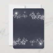 Carte RSVP Star Light Wedding (Dos)