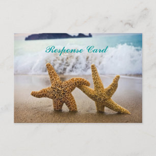 Carte RSVP Starfish Couple