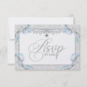 Carte RSVP Starfish & Diamants (Devant)