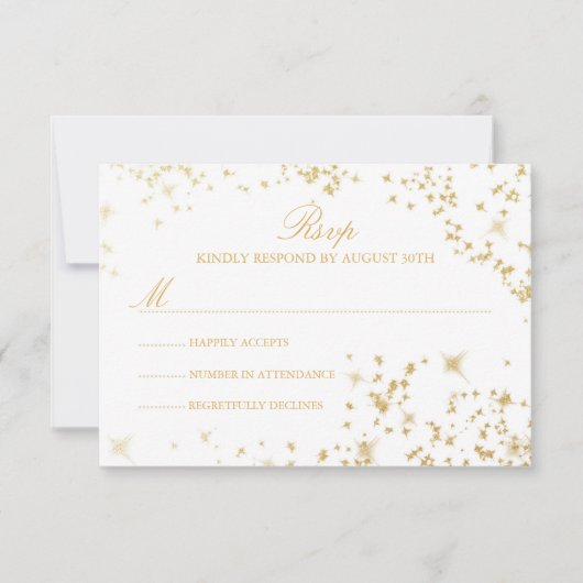 Carte RSVP Starry Nights (Devant)