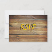 Carte RSVP Sunflower Country (Dos)