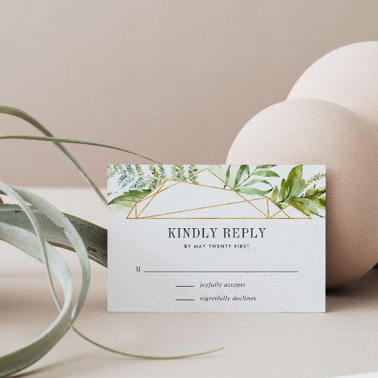 Carte RSVP Terrarium