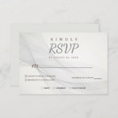 Carte RSVP texture Abstraite (Devant / Derrière)