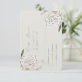 Carte RSVP traditionnelle (Debout devant)