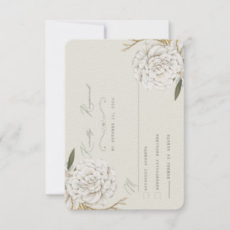 Carte RSVP traditionnelle