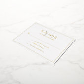 Carte RSVP traditionnelle élégante de mariage (Rotation)