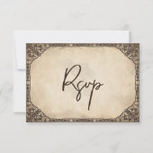 Carte RSVP unique inspirée par Viking (Dos)