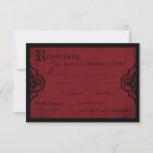 Carte RSVP Vampire Anniversaire (Dos)