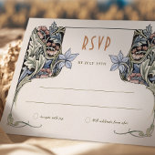 Carte RSVP Victorian Grace Morris Élégance inspiré