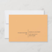 Carte RSVP Watercolor Punta Cana Tropical Beach (Dos)