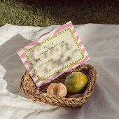 Carte RSVP Whimsical Modern Rose & Green Wedding